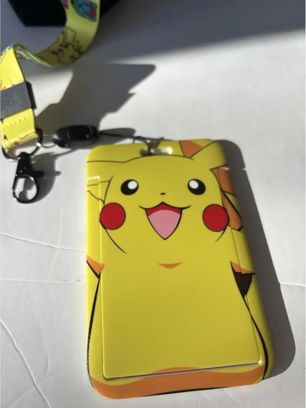 Pokemon Pikachu Hard Shell Case Cover Charm Lanyard Included Durable Protective